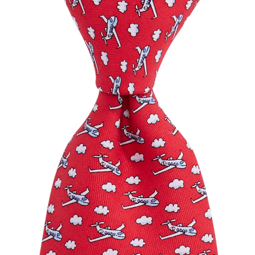 Vineyard Vines Airplane Silk Tie